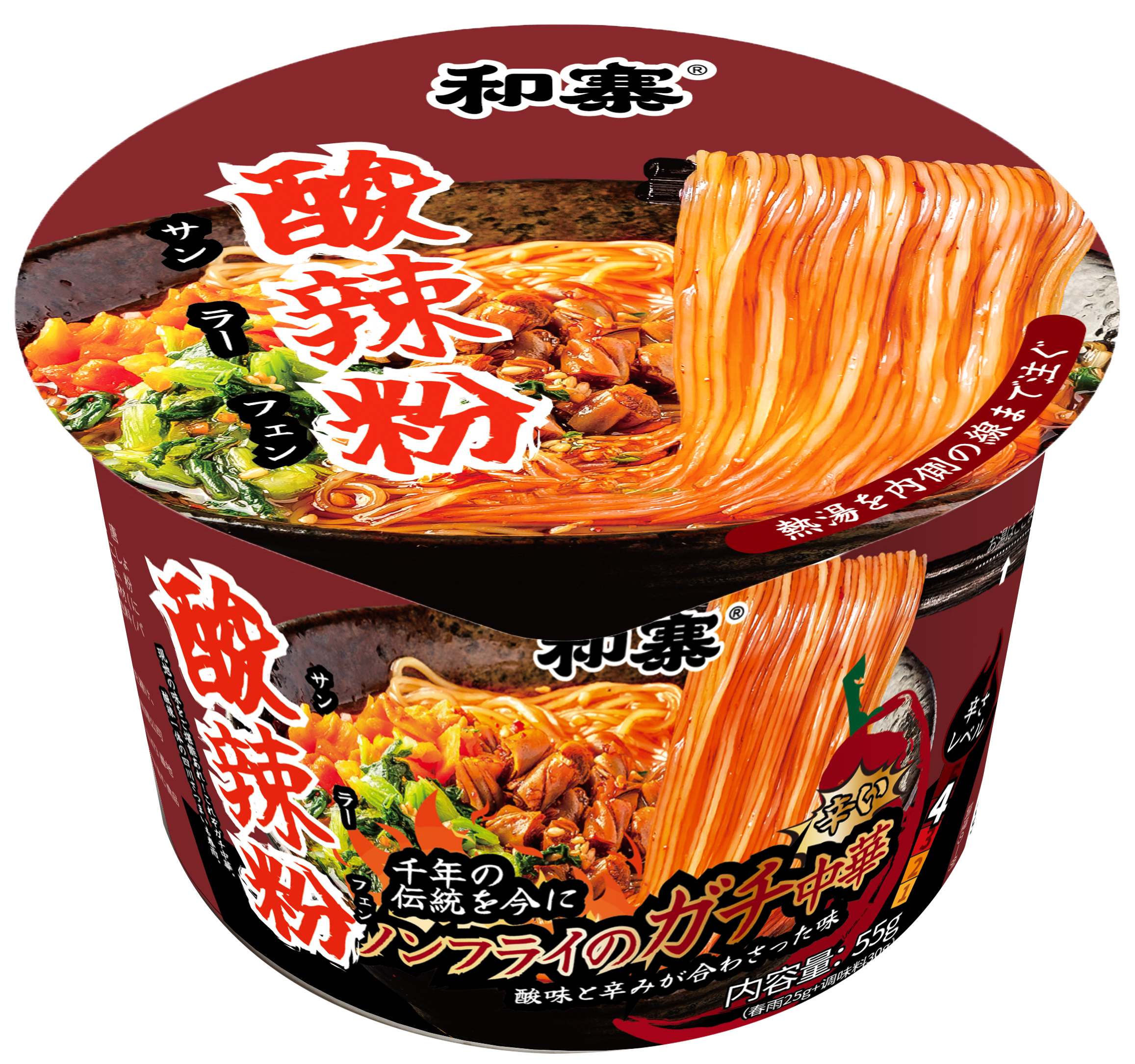 Spicy & Sour Glass Noodles (55g)